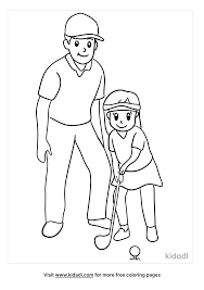 Here's what to say, how, and when in order to help your child process the loss in a healthy way. Father Daughter Golfing Coloring Pages Free Sports Coloring Pages Kidadl