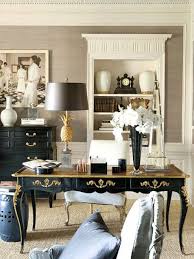 Black And White Office Table Office Library Black And White Elegant Home Office Decor Interior Home Decor