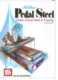 mel bays pedal steel guitar chord chart e 9 tuning by