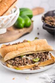 Heat the oil in a large nonstick skillet over medium high. Philly Cheesesteak Sloppy Joes Easy Budget Recipes