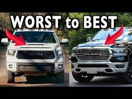 We have the results from consumer reports latest round up and we. Ranked Worst To Best 2019 Full Size Trucks Youtube