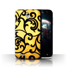 Lenovo A859/Floral Vine Wirbel/gelbe ...