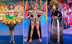 Tối 10/12, h'hen niê trình diễn 'bánh mì' trong phần thi trang phục truyền thống thuộc khuôn khổ miss universe 2018 tại thái lan. Trang Phá»¥c Dan Tá»™c Banh Mi Cá»§a H Hen Nie Gay Tranh Cai