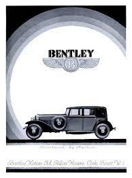 Art Deco Poster Research 9 Art Deco Or Deco Is An Eclectic Artistic And Design Style That Began In Paris In The 1920s And Fl Car Art Vintage Cars Bentley Car