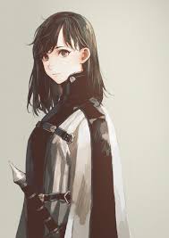 Safebooru 1girl Black Hair Brown Eyes Cape Highres Jun Seojh1029 Long Hair Longsword Seojh10 Fantasy Character Design Anime Warrior Concept Art Characters