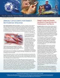 Summer 2015 Pacific Islands Fishery News By Western Pacific
