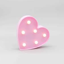 Pink Heart Marquee Night Light Lumi Night Lights Download in under 30 seconds. pink heart marquee night light