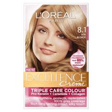 L Oreal Excellence Creme 8 1 Ash Blonde Chemist Warehouse Loreal Ash Blonde Loreal Paris
