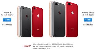 Compare prices on apple iphone 8 plus 256gb. Apple Launches Iphone 8 And Iphone 8 Plus Product Red Edition Now In Ph