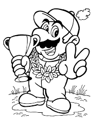 The nes (nintendo entertainment system). Super Mario Free Printable Coloring Pages Coloring Home