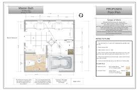 The floor plan above makes good use of the space, with small wall sections that visually separate the toilet and linen storage area. Bathroom Design Floor Plan