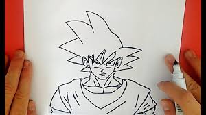 To draw the dragon ball z dragon logo, draw a circular frame, then sketch in a dragon's head inside the circle. How To Draw Goku From Dragon Ball Z Character Myhobbyclass Com Learn Drawing Painting And Have Fun With Art And Craft