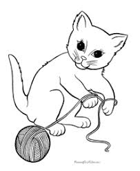 Cats are small, furry animals that are often kept as pets throughout the world. Cat Coloring Pages Free And Printable