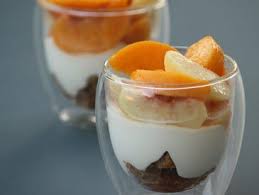 Cremeux De Mascarpone A La Peche Audrey Cuisine En 2020 Recettes Aux Fruits Mascarpone Alimentation