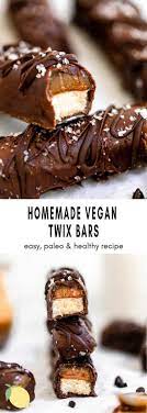Healthy Homemade Twix Bars Eat With Clarity Dessert Recipes Recipe Dessert Recipes Vegan Dessert Recipes Vegan Desserts