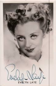 Autographed 3x4.5 Photo Evelyn Laye Actress Stage & Screen Opera Singer