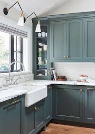 Take your inspiration from these project ideas and trends to create a look you'll love. It S The Sherwin Williams Pewter Green In The Emerald Satin Enamel Finish To Be Exact But We Thin Kitchen Color Trends Interior Design Kitchen Kitchen Design