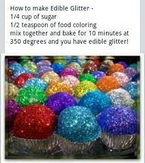 Edible Glitter Recipe Recipe Edible Glitter Glitter Cupcakes Cupcakes