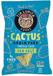 Ingredients in fathead tortilla chips. Amazon Com Tia Lupita Cactus Tortilla Chips Sea Salt Vegan Gluten Free Grain Free Dairy Free High Fiber Authentic Mexican Snack Food