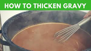 If using a flour or starch, you need to add it to half a cup of cold water, stir it very well so there are no clumps, then pour the mixture into the soy sauce. Gravy How To Thicken Your Roast Gravy Homemade Gravy Recipe Youtube