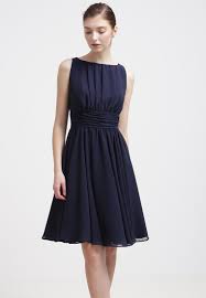 Swing Robe De Soiree Schwarz Blau Zalando Ch Cocktail Dress Black Cocktail Dress Colorful Dresses