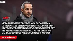 Adi hütter setzt den erfolgskurs von niko kovac nach leichten startproblemen fort. Eintracht Frankfurt On Twitter Eintracht Produced A Solid Defensive Display As They Started 2021 With A Win Adi Hutter And His Players Were Understandably Pleased With The Performance The Manner Of Victory