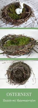 Osternest Basteln Osternest Aus Birkenreisig Lavendelblog Osternest Basteln Bastelideen Ostern Reisig