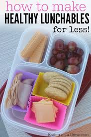 how to make healthy lunchables