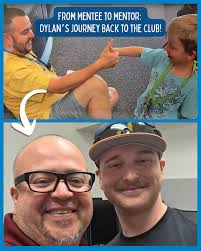Dylan grew up at our Club, where a mentor named Peter helped shape his  path. Now, Dylan's come full circle, volunteering at the Club and even  launching a fundraiser to help Fund