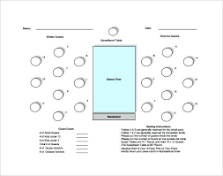 Excel Seating Chart Template Wedding Infekt Me
