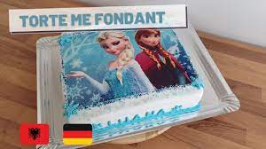 See more ideas about disney cakes, frozen cake, cake. Torte Me Fondant Per Ditelindje Per Vajza Elsa Dhe Ana Youtube