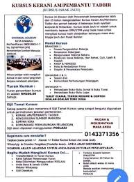 Ibu. aku nggak melanjutkannya karena aku belum tahu nama ibu pejabat yang kemarin. Memandangkan Kursus Perkeranian Dan Pembantu Tadbir Facebook