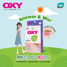 For today's video i am sharing with you on how can you get rid of stubborn pimples with oxy acne patch (day & night). Watsons Giveaway Oxy Acne Patch 0 02cm Super Facebook