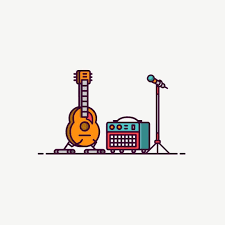 1 943 Likes 8 Comments Graphic Gang Graphicgang On Instagram Music Equipment Icon By Mustafa Kural Music Instrument Guiter Mic Illustrations Il