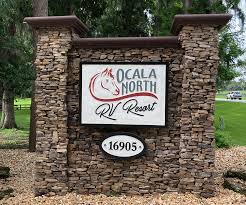 Large casita (549 sq ft) with kitchen, eating area, washer/dryer, living room, gas fireplace, full bathroom and temp. Ocala North Rv Resort