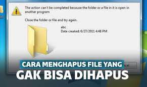 Untuk mencegah virus dari komputer si pemilik membuat flashdisk/usb tersebut menjadi read only. Lengkap Cara Menghapus File Yang Tidak Bisa Dihapus Di Pc