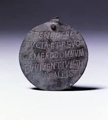 Ancient Roman Dogtag Inscription Reads Hold Me If I Am Lost And Return Me To My Master Viventius On The Estate Of Ancient Romans Roman Empire Facts Ancient