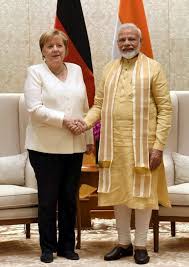 Prime minister narendra modi, during his brief stopover in frankfurt on his way back from brazil, called up german chancellor angela merkel and extended greetings on her 60th birthday. German Chancellor Angela Merkel 2 Day Visit To India Photos Hd Images Pictures News Pics Oneindia Photos