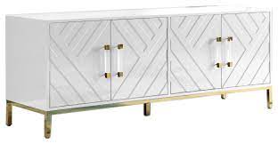 82 mid century modern white & gold horchow sideboard cabinet credenza console. Junior Gold Plated Accent Sideboard Contemporary Buffets And Sideboards By Best Master Furniture Houzz