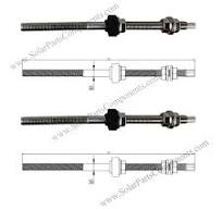 Photovoltaic Installation Bolts Stainless Steel Solar Panel - Adjustable  Height Mounting Hardware For Solar Installations Hanger Bolts