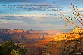 If you have not seen a native trout rise in a crystalline pool beneath a shattering riffle, or a golden eagle spread its wings and cover you in shadow. Grand Canyon Splendor With Quote Photograph By Heidi Smith