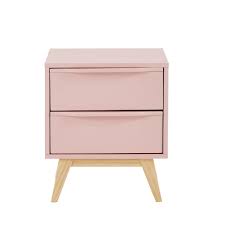 Table De Chevet Vintage 2 Tiroirs Rose Maisons Du Monde Meisjes Kamer Inrichting Nachtkastjes Kaptafel Ideeen
