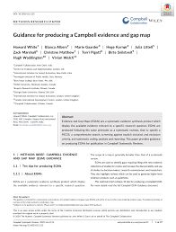 Each child receives a unique. Pdf Guidance For Producing A Campbell Evidence And Gap Map