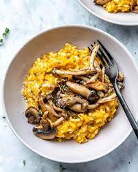 Butternut Squash Mushroom Risotto Risotto Recipes Healthy Fitness Meals Italian Risotto Recipe