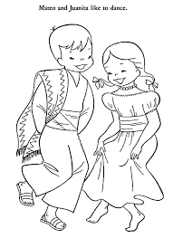 Enter youe email address to recevie coloring pages in your email daily! Traditional Mexican Dress Coloring Pages Color Luna