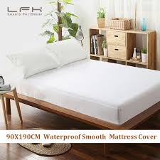 New Arrival 90x190cm 100 Waterproof Bed Protection Waterproof Mattress Protector Cover Hypoallergenic And Ma Fitted Bed Sheets Mattress Covers Bed Sheets Sale