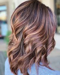 When choosing a highlight shade for dark brown hair, its best to start within one or two shades of your base color.that said, your stylist can work with you to achieve lighter and brighter highlights overtime. Chiropractorinstudiocity 47 Best Images Dark Burgundy Hair With Blonde Highlights 50 Shades Of Burgundy Hair Color Dark Maroon Red Wine Red Violet