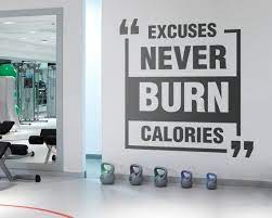 Exercise Stickers Gym Wall Decal Workout Stickers Fitness Stickers Wall Decals Gym Exercise Motivational Quote Gym Wall Decor Vinyl Gym Wall Decal Gym Wall Decor Workout Room Decor