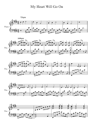 My Heart Will Go On Instrumental Partition Musique Musique