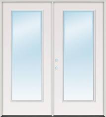 French doors have an aesthetic appeal that achieves an elegant, timeless look inside or outside the home. Full Lite Steel Patio Prehung Double Door Unit Door Clearance Center